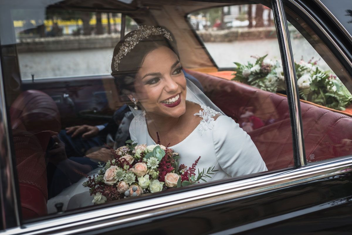 foto de la novia antes de boda